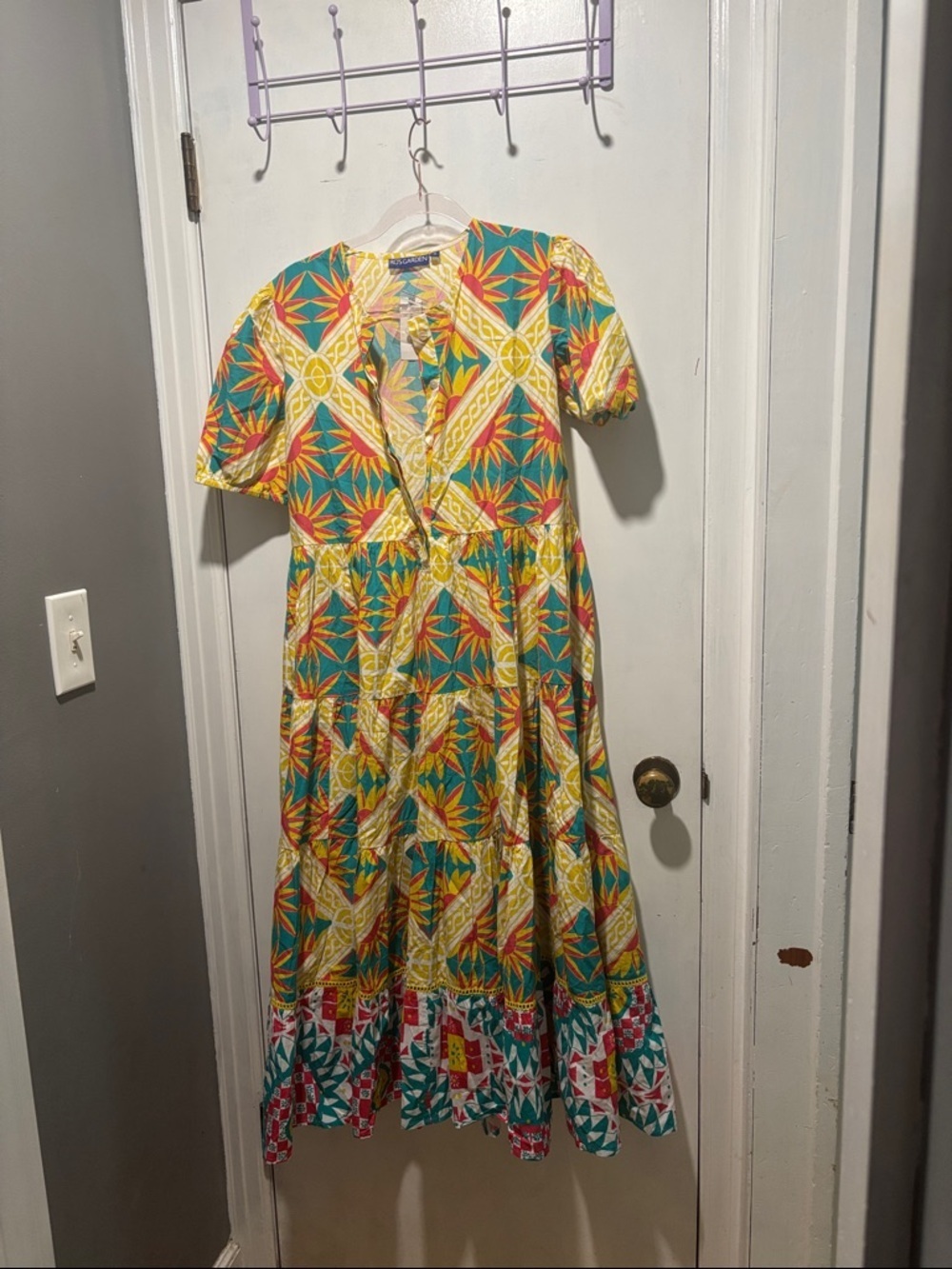 New NWT TUCKERNUCK RO’S GARDEN Daphne Sun midi dress size medium